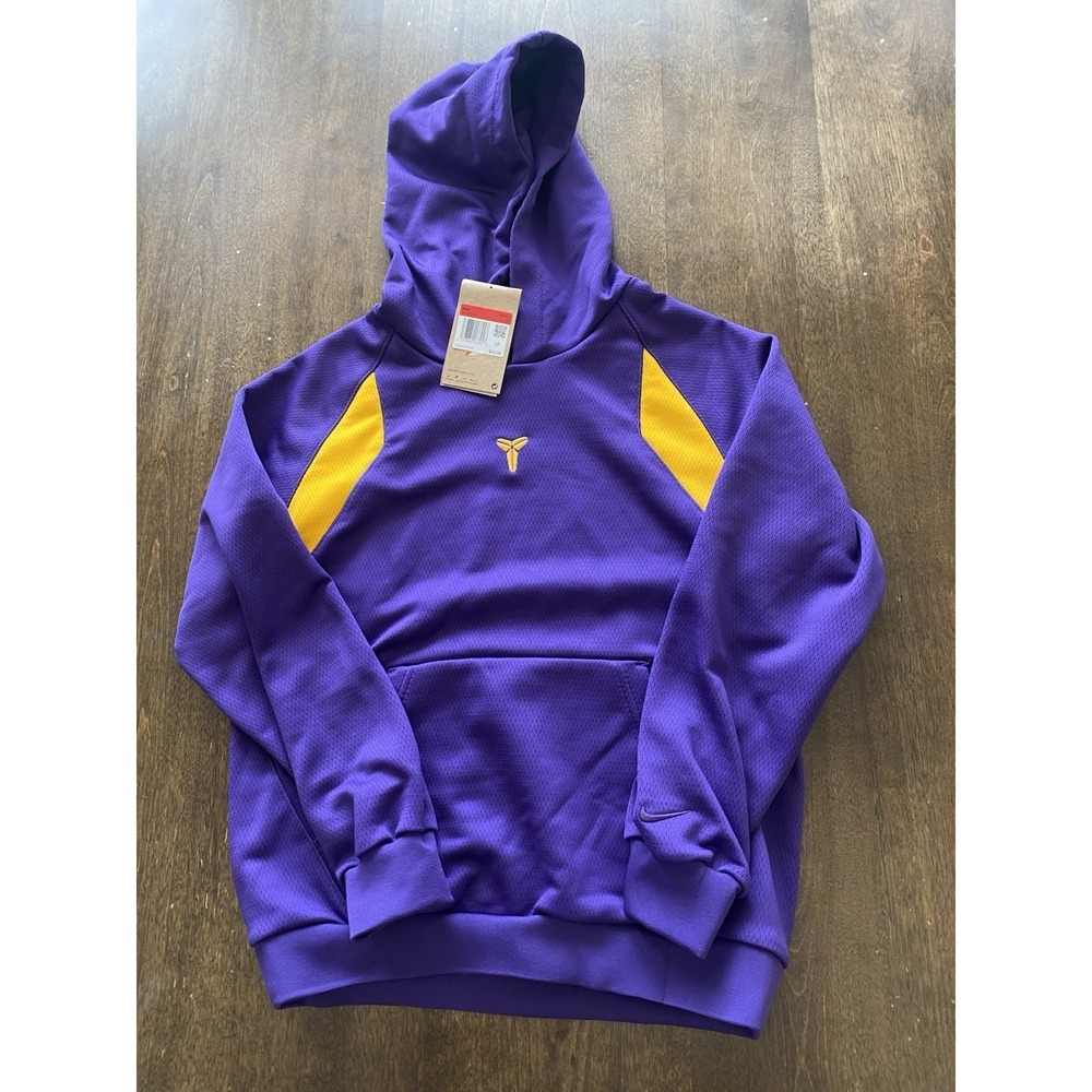 Nike Kobe Bryant Mamba Kids Therma-FIT Pullover Hoodie Purple HJ1028-547 L